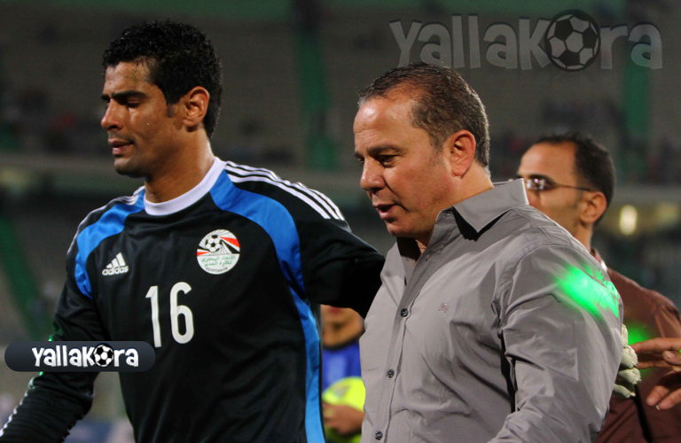 انفعالات شوقى غريب فى مباراة السنغال