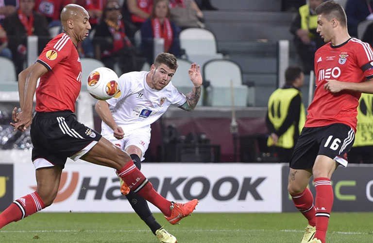 مباراة اشبيلية وبنفيكا