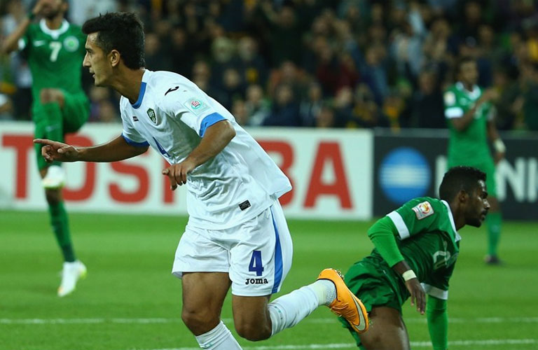 مباراة أوزباكستان والسعودية