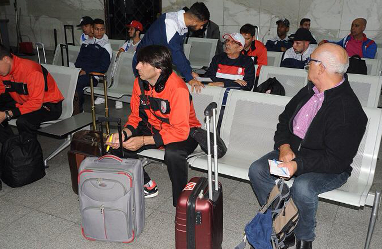 وصول المغرب التطواني الي القاهرة لمواجهة الاهلي