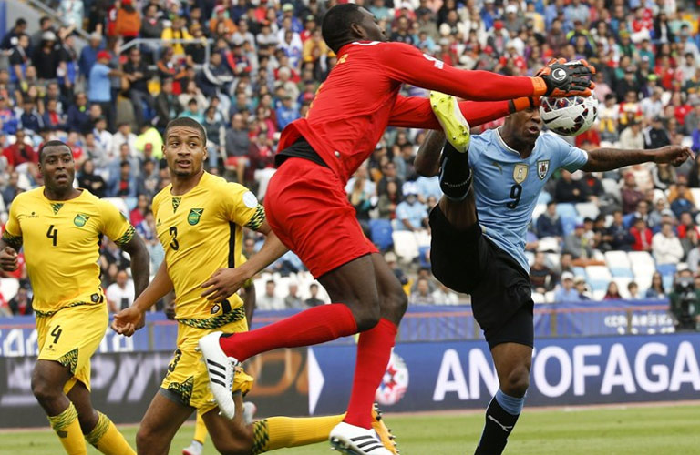 مباراة أوروجواي وجامايكا