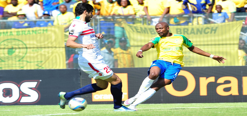 مباراة صنداونز والزمالك