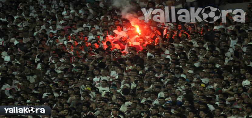 حضور جماهيري كبير فى مباراة الزمالك وصنداونز