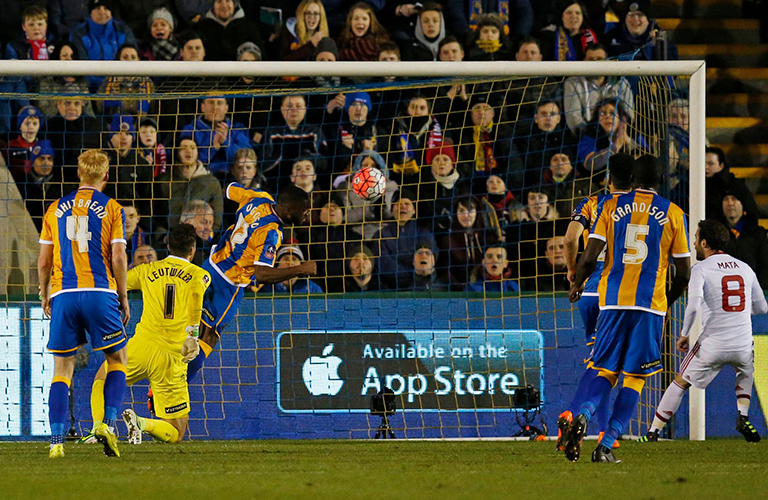 مباراة شروزبري تاون ومانشستر يونايتد