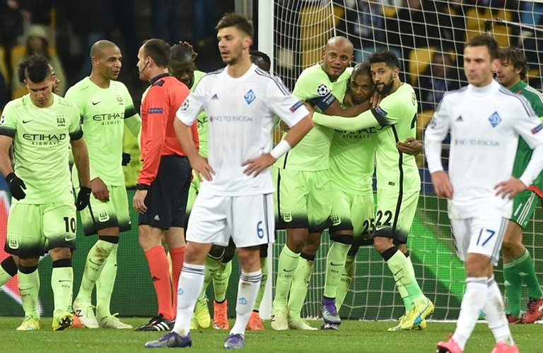 مباراة دينامو كييف ومانشستر سيتى