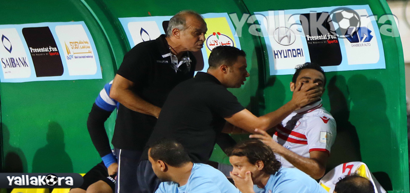 غضب كهربا بعد استبداله فى مباراة القمة