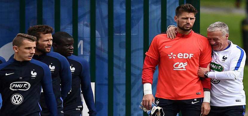 استعدادات منتخب فرنسا لمواجهة المانيا