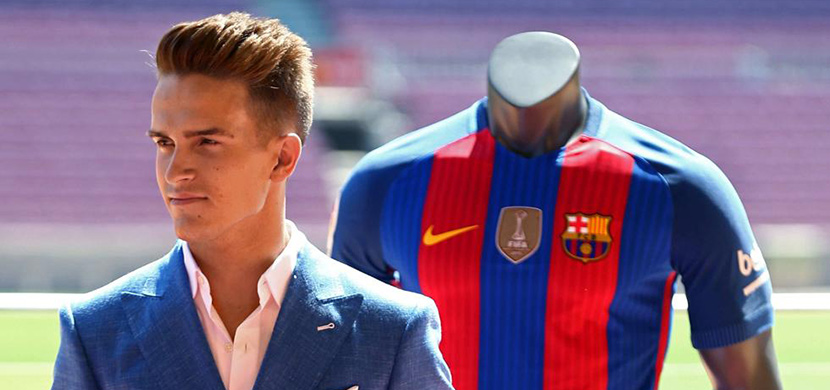 تقديم دينيس سواريز لاعباً فى برشلونة