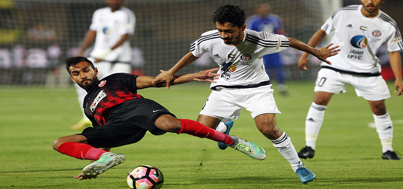 مباراة أهلى دبي والجزيرة