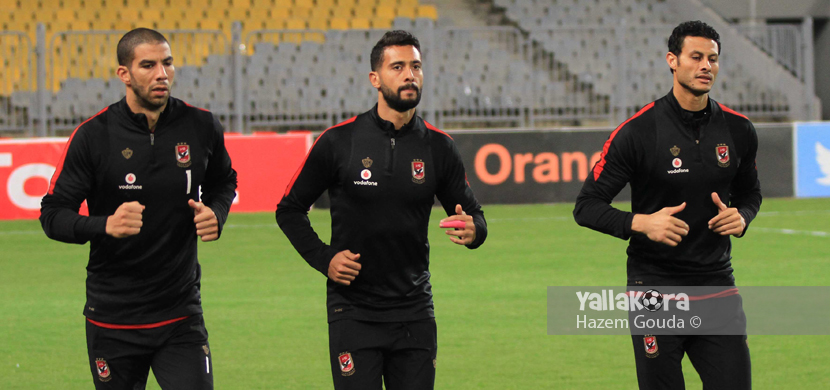 آخر مران للأهلي قبل مواجهة النجم بدوري الأبطال