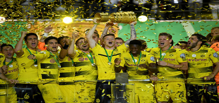 بروسيا دورتموند بطلاً لكأس ألمانيا