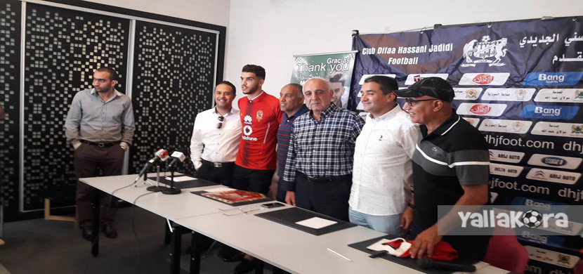 المؤتمر الصحفي لوليد أزارو المنتقل حديثا للأهلي