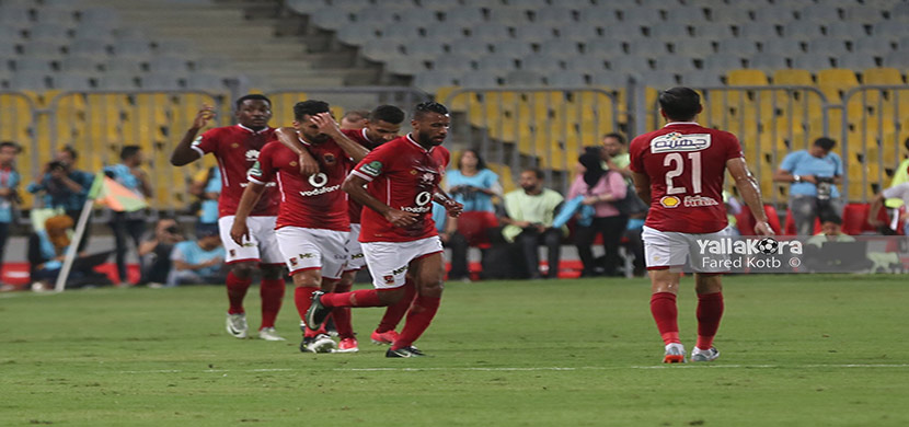 إحتفال لاعبي الأهلي في مباراة القمة 114