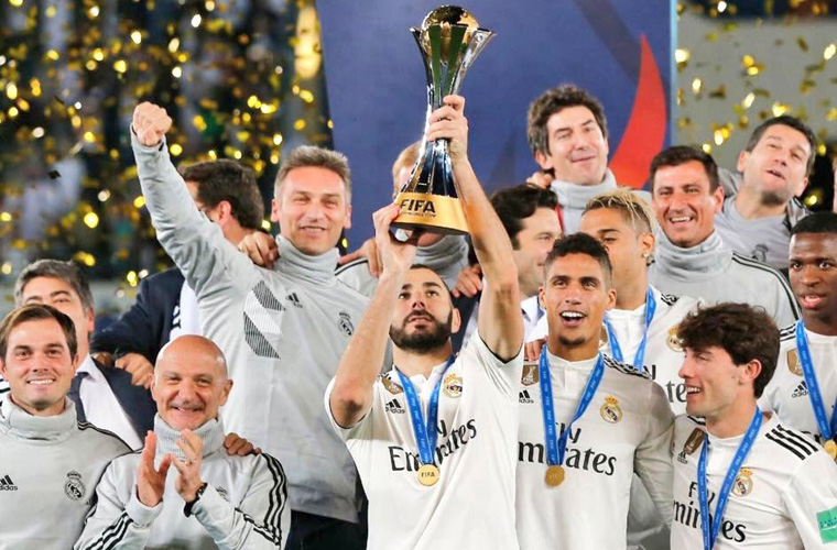 تتويج ريال مدريد بكأس العالم للأندية