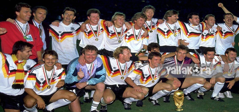 تتويج منتخب ألمانيا بطلاً لمونديال 90