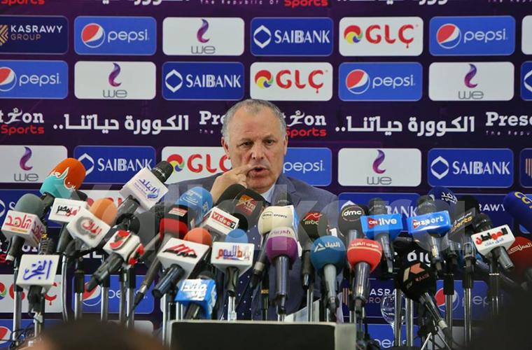 المؤتمر الصحفي لهاني أبو ريدة رئيس اتحاد الكرة