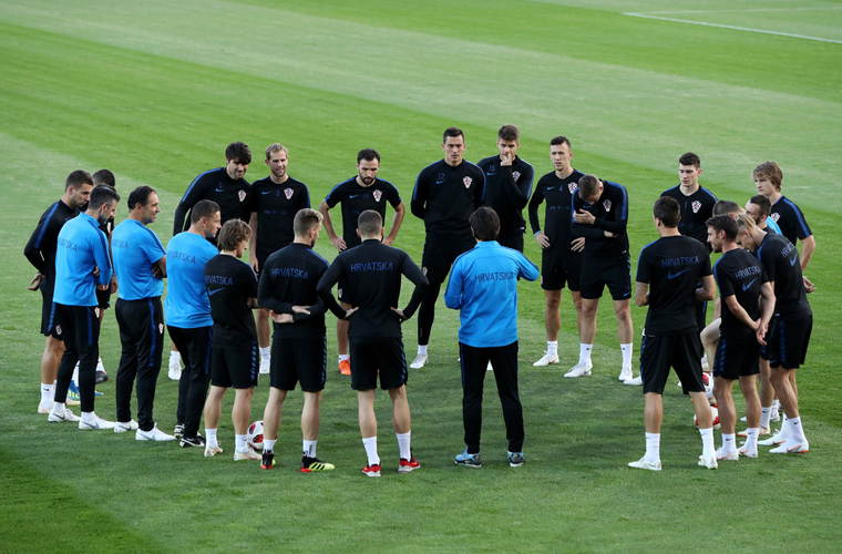 استعدادات كرواتيا لمواجهة إنجلترا