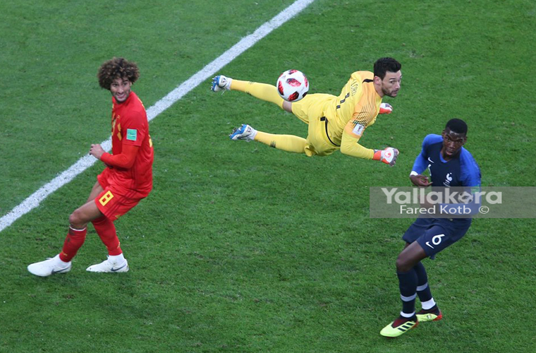 أجواء مباراة بلجيكا وفرنسا