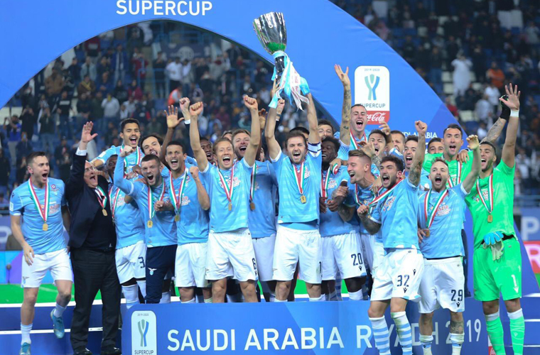 تتويج لاتسيو بطلا للسوبر الإيطالي 2019