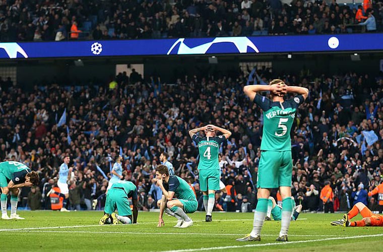 مباراة مانشستر سيتي وتوتنهام