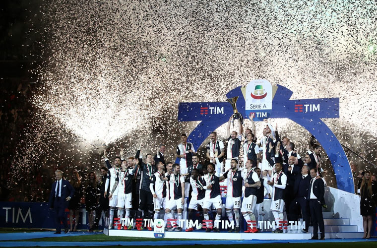 تتويج يوفنتوس بطلا للدوري الإيطالي