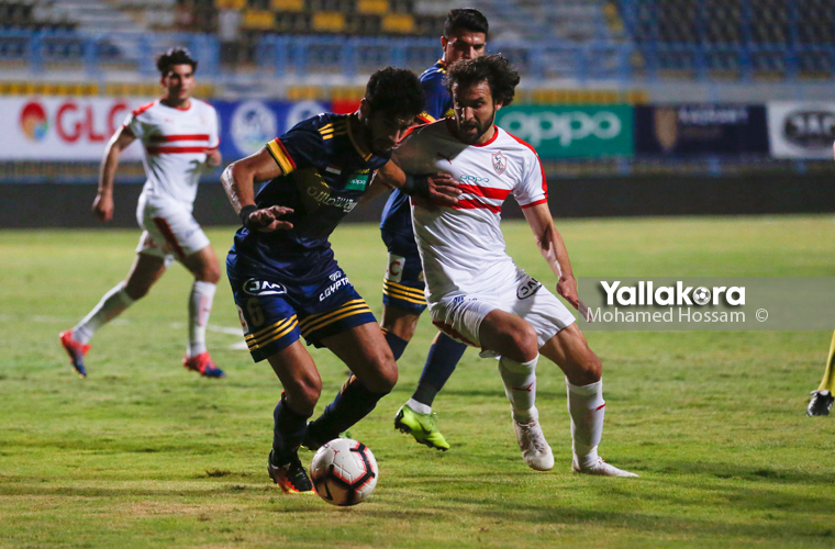 مباراة الزمالك والإنتاج