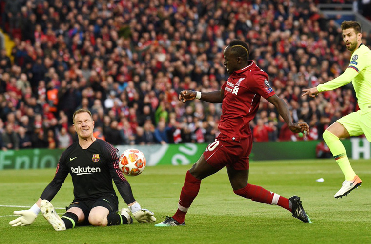 مباراة ليفربول وبرشلونة