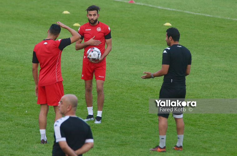 مران لاعبي تونس استعدادا لنيجيريا