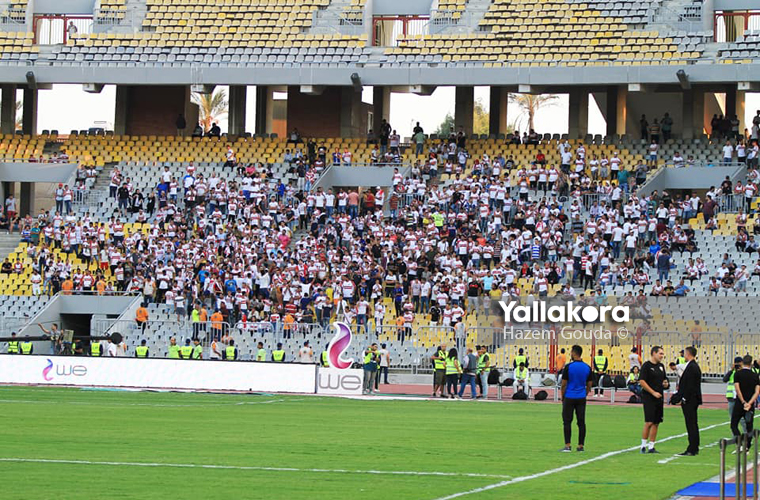 جماهير الأهلي والزمالك في برج العرب