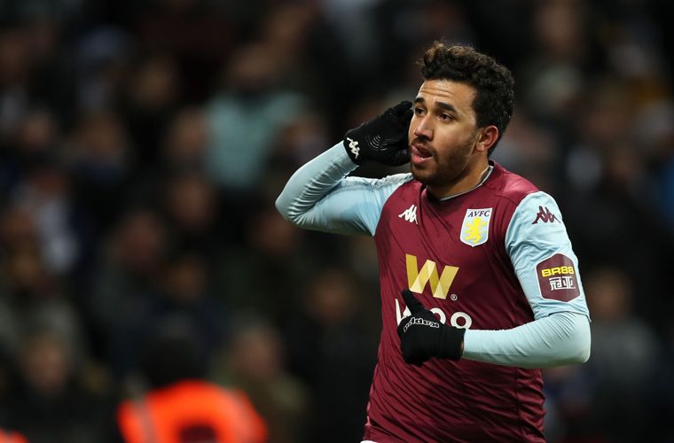 احتفال جماهير أستون فيلا بتريزيجيه