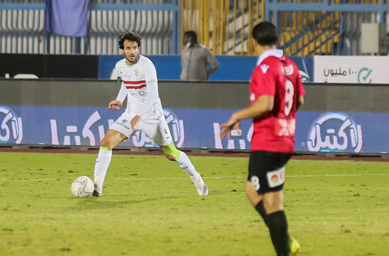 لقطات مباراة الزمالك ونادي مصر