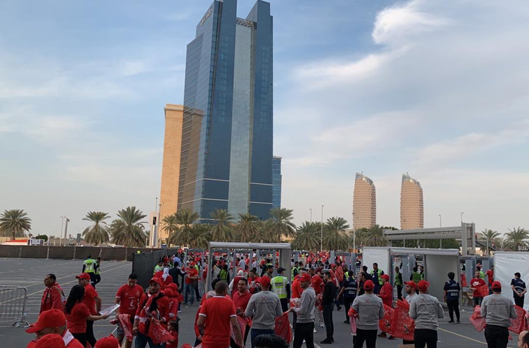 جماهير الأهلي والزمالك في السوبر المصري