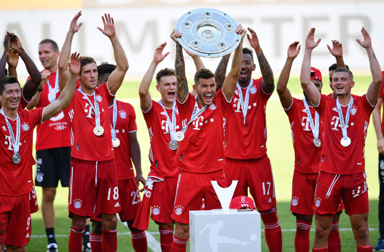 تتويج بايرن ميونيخ بطلا للدوري الألماني