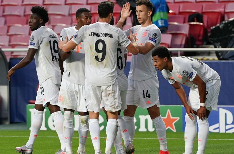 لقطات من مباراة برشلونة وبايرن ميونيخ