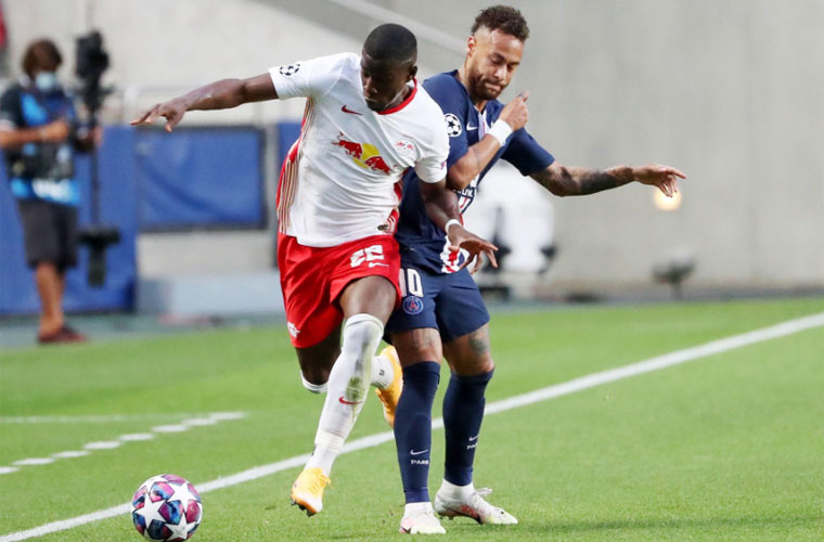 لقطات من مباراة لايبزيج وب. س. جيرمان