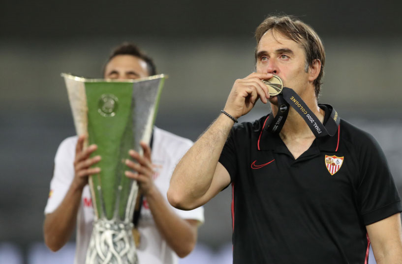 احتفالات وتتويج اشبيلية بالدوري الأوروبي