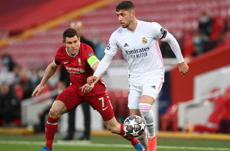 لقطات مباراة ليفربول وريال مدريد