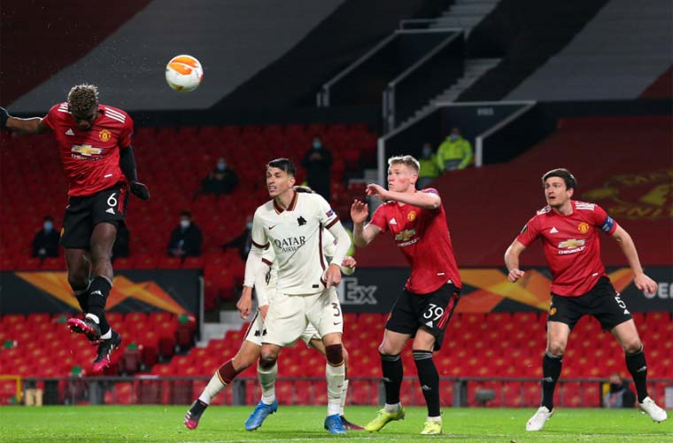 لقطات من مباراة مانشستر يونايتد وروما