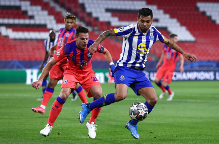 لقطات مباراة بورتو وتشيلسي