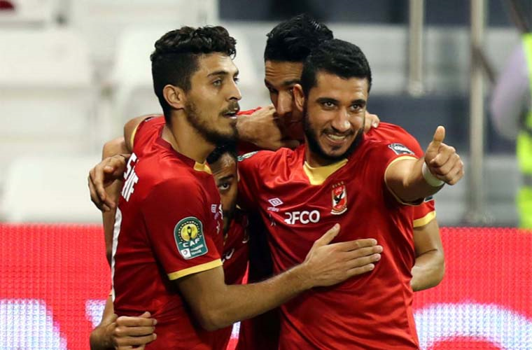 لقطات من مباراة الأهلي ونهضة بركان