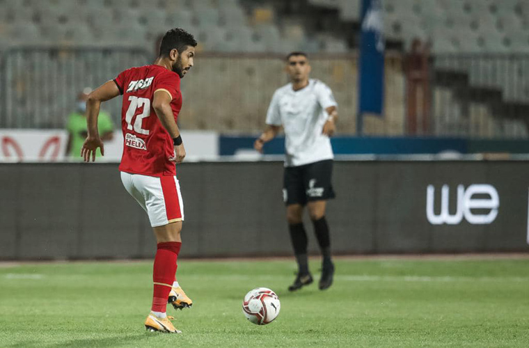 لقطات من مباراة الأهلي وطلائع الجيش 