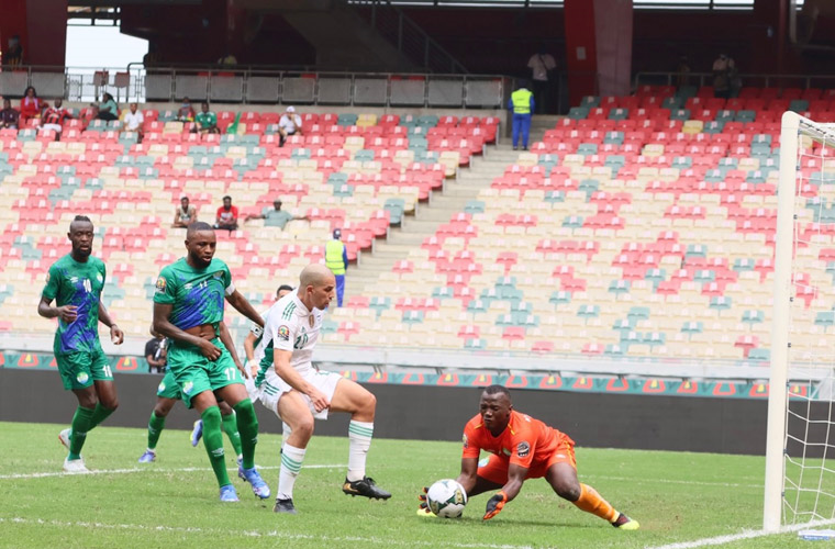 لقطات مباراة الجزائر وسيراليون