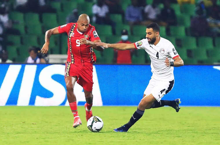 لقطات مباراة منتخب مصر وغينيا بيساو