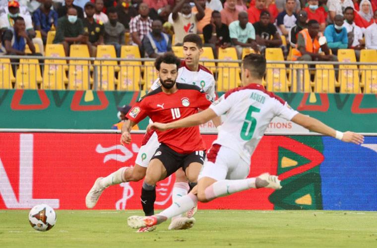 لقطات مباراة منتخب مصر والمغرب