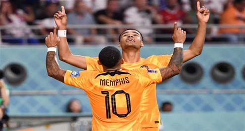 لقطات من مباراة هولندا وأمريكا