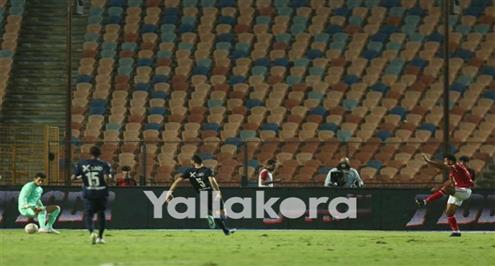 لقطات من مباراة الأهلي وبيراميدز