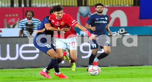 لقطات من مباراة الأهلي وإنبي