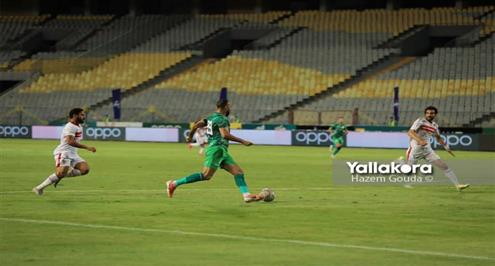 لقطات من مباراة المصري والزمالك