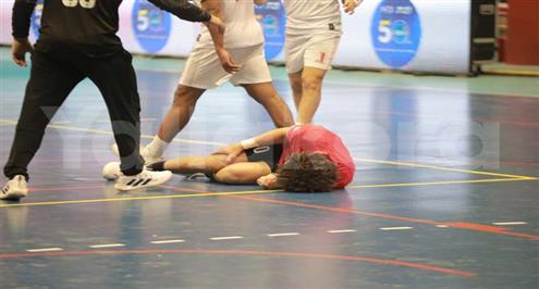 إصابة علي زين أمام الزمالك في السوبر للإفريقي لليد