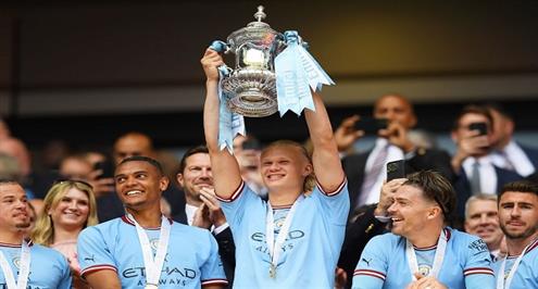 تتويج مانشستر سيتي بطلا لكأس الاتحاد الإنجليزي